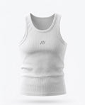TANK TOP – Essential Ribbed (White)