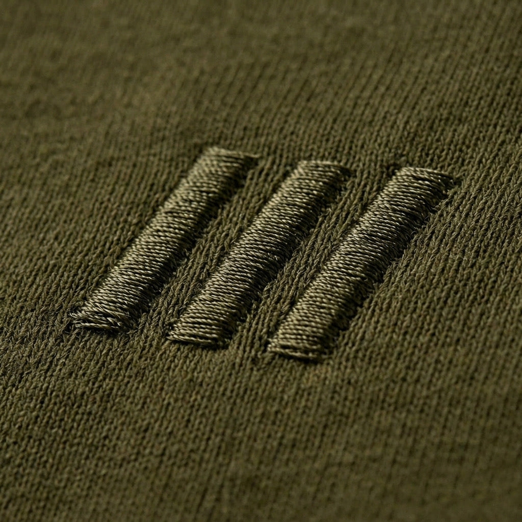 T-SHIRT – Olive Green Box fit
