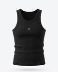 TANK TOP – Essential Ribbed (Black)