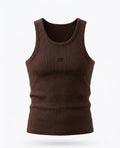 TANK TOP – Essential Ribbed (Brown)